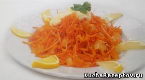 салат из моркови с курагой, Овощные салаты
