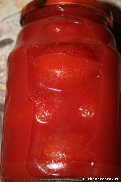 помидоры  в  собственном  соку, Консервы