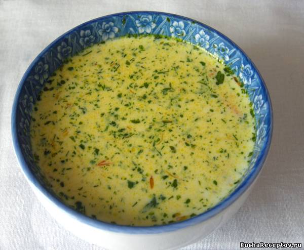 Суп с плавленным сыром, Супы