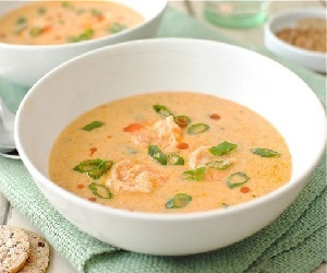 Крем суп с креветками, Супы