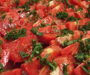 Сальса из томатов и петрушки, Овощные закуски