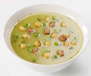 Гороховый крем-суп с петрушкой, Супы