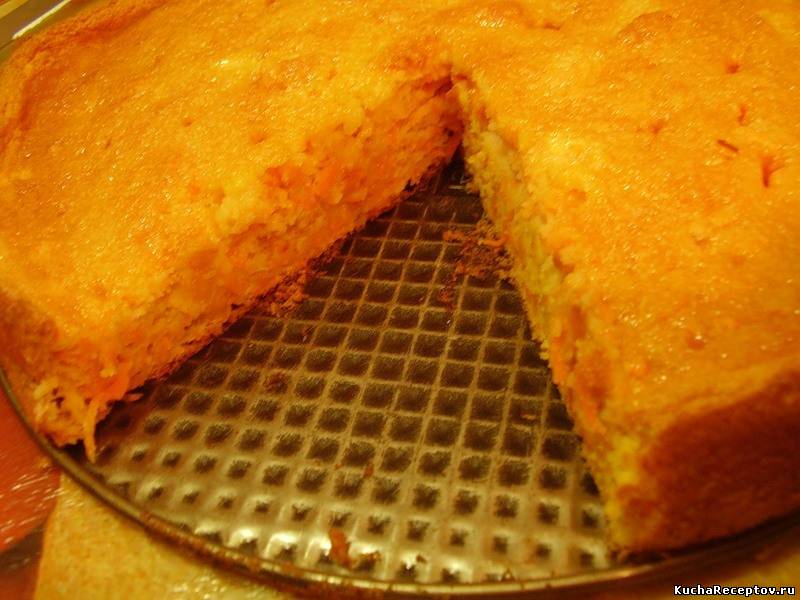 Рецепт диетического морковного торта