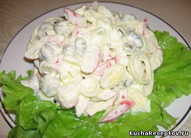 салат " россыпь ", Рыбные салаты