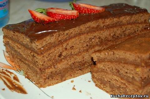 Торт "Шоколадное кухэ", Сладкая выпечка