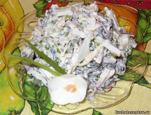 Салат "Русалочка", Рыбные салаты