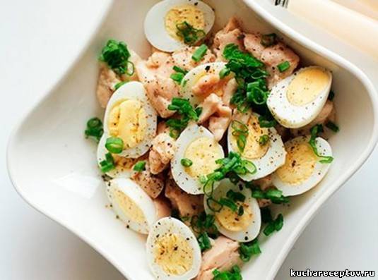 Салат из печени трески и перепелиных яиц, Рыбные салаты