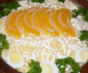 Фруктовый салат "Дипломат", Овощные салаты