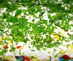 Салат по татарски, Овощные салаты